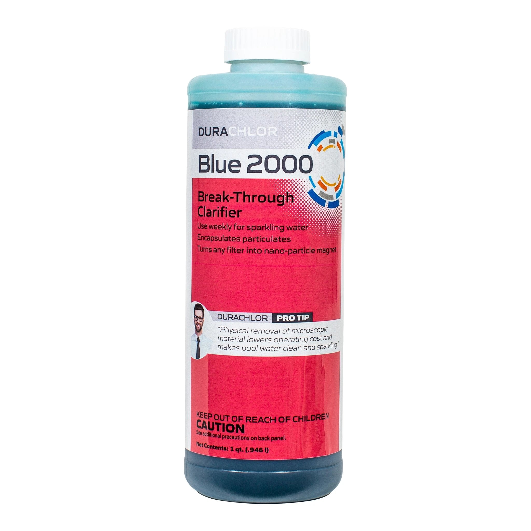 Durachlor Blue 2000 Water Clarifier for All Pool and Filter Types by Durachlor