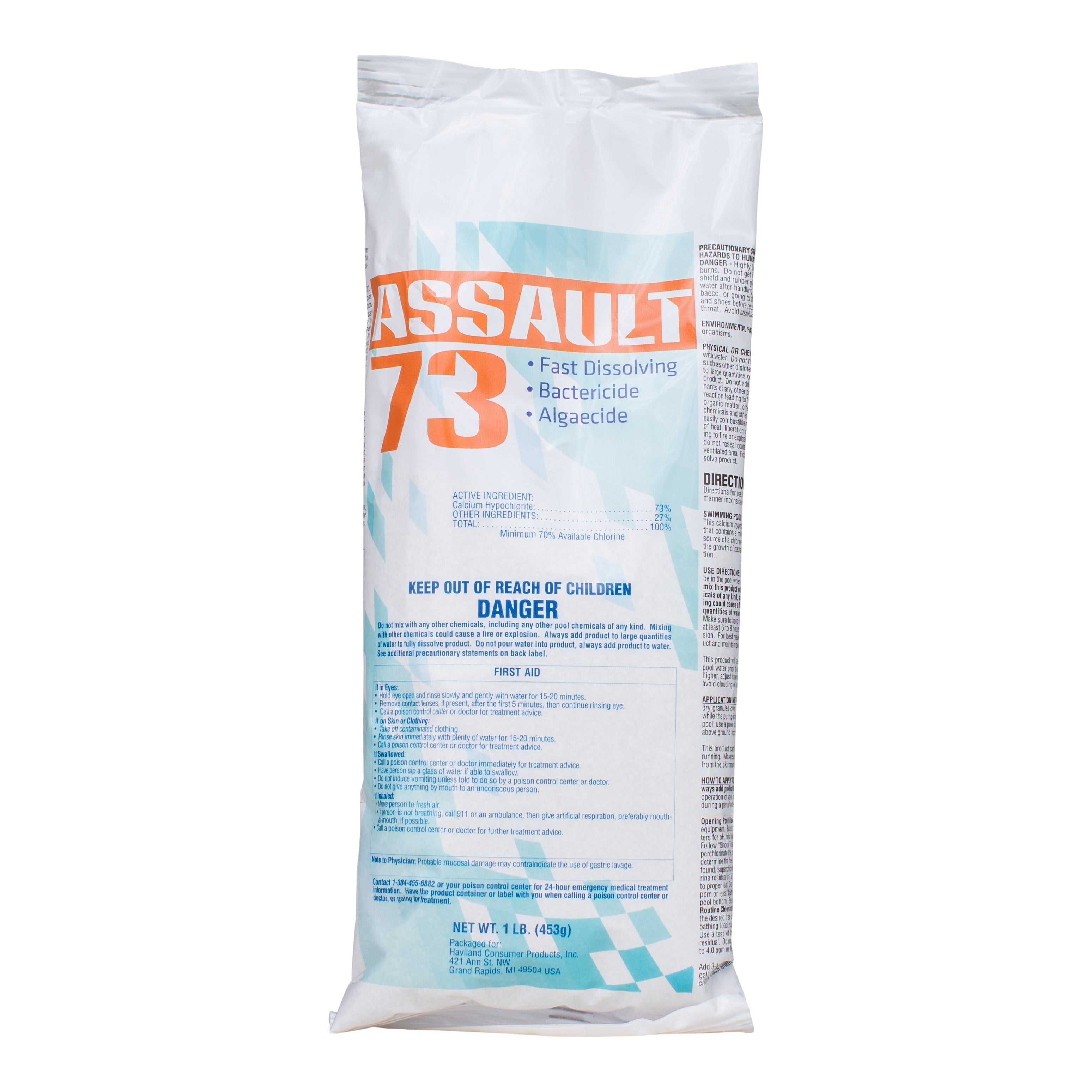 Haviland Durachlor Assault 73 Granular Oxidizing Agent for Crystal Clear Pool Water