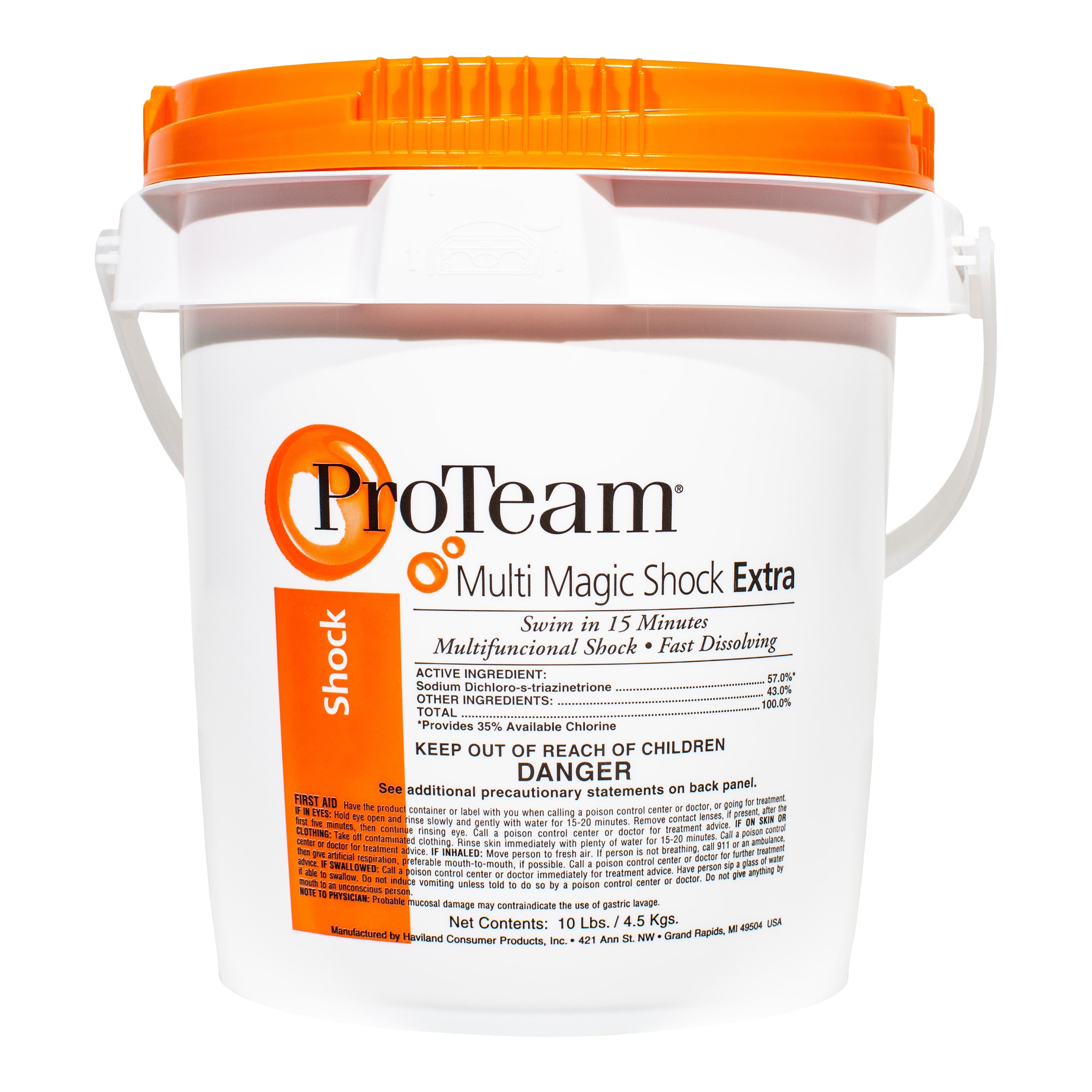 ProTeam Multi Magic Shock Extra Pool Disinfectant and Algae Killer