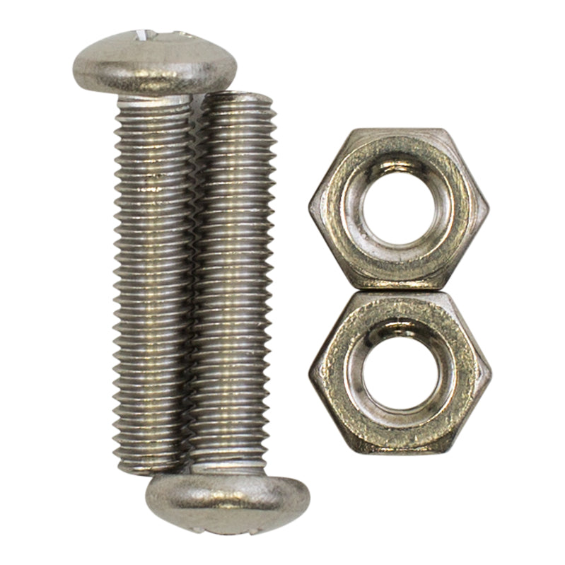 Polaris C75 Stainless Steel Pan Head Screw Nut 10-32 x 7/8 Inch