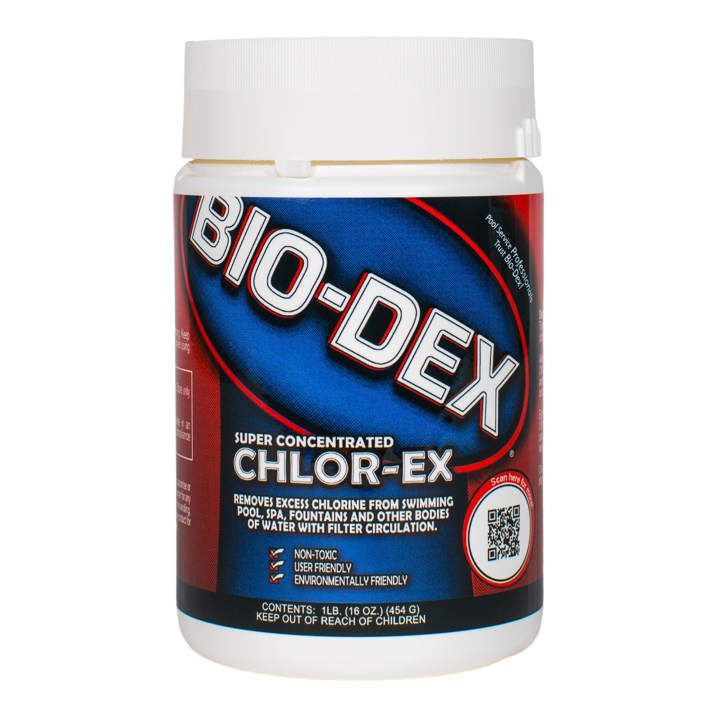 Bio-Dex Chlor-Ex Super Concentrated Granular Chlorine Remover for Pools Spas and Fountains