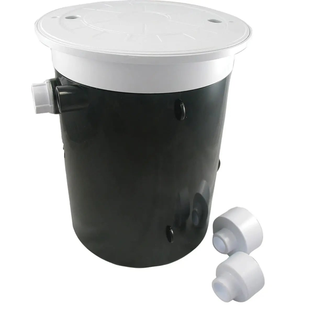 CMP Aqualevel Pool Water Leveler, White Lid & Collar | 25504-100-000 by CMP