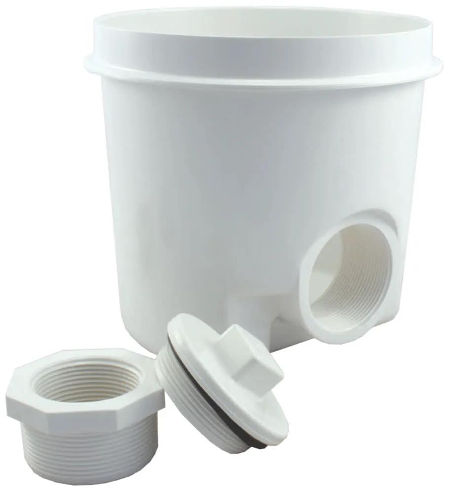 CMP Gunite Main Drains 2" FIP Side Port, Sump Only, White | 25521-000-000 by CMP