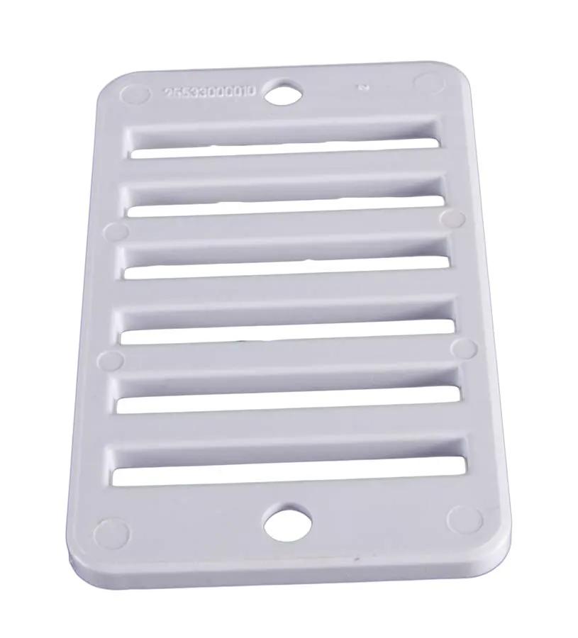 CMP 2" x 4" Rectangular Deck Drain Grate, White | 25533-000-010 by CMP