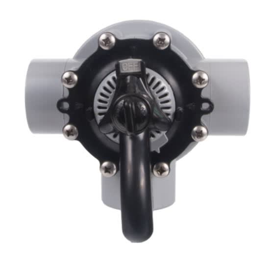 CMP Diverter Valve 3 Way Dk Gray 2S X 2.5Sp | 25933-201-000 by CMP