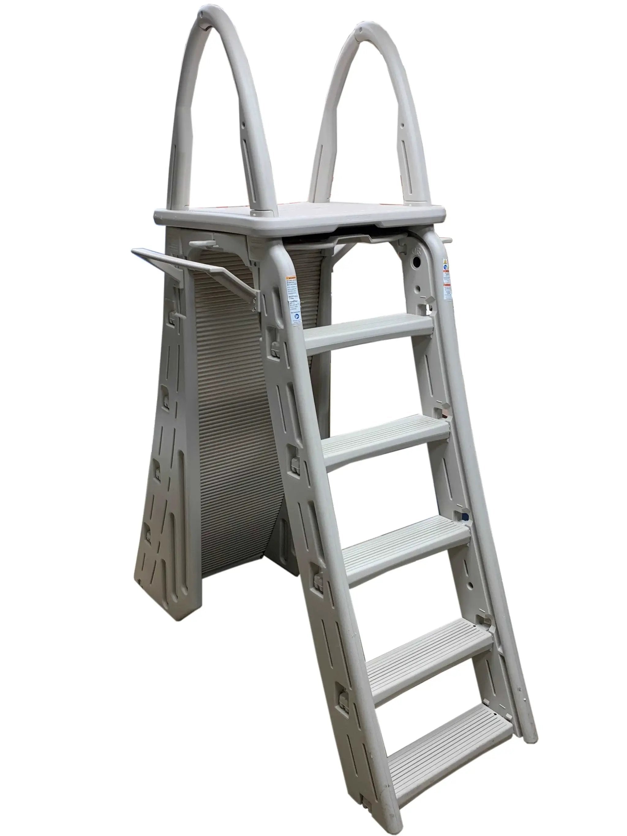 Confer A-Frame Ladder w/ Roll-Guard Gate | 7200 by Confer