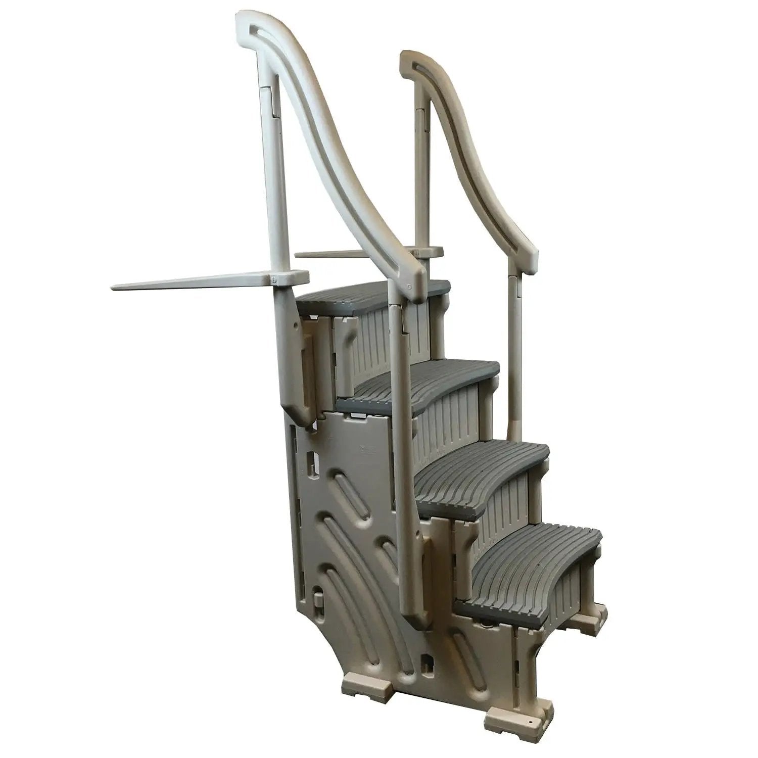 Confer Curve Base In-Pool 4 Step for A/G Pool, Beige | CCX-AG by Confer