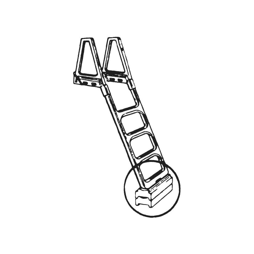 Confer 3" Ladder Riser, Warm Gray | EB100-X by Confer