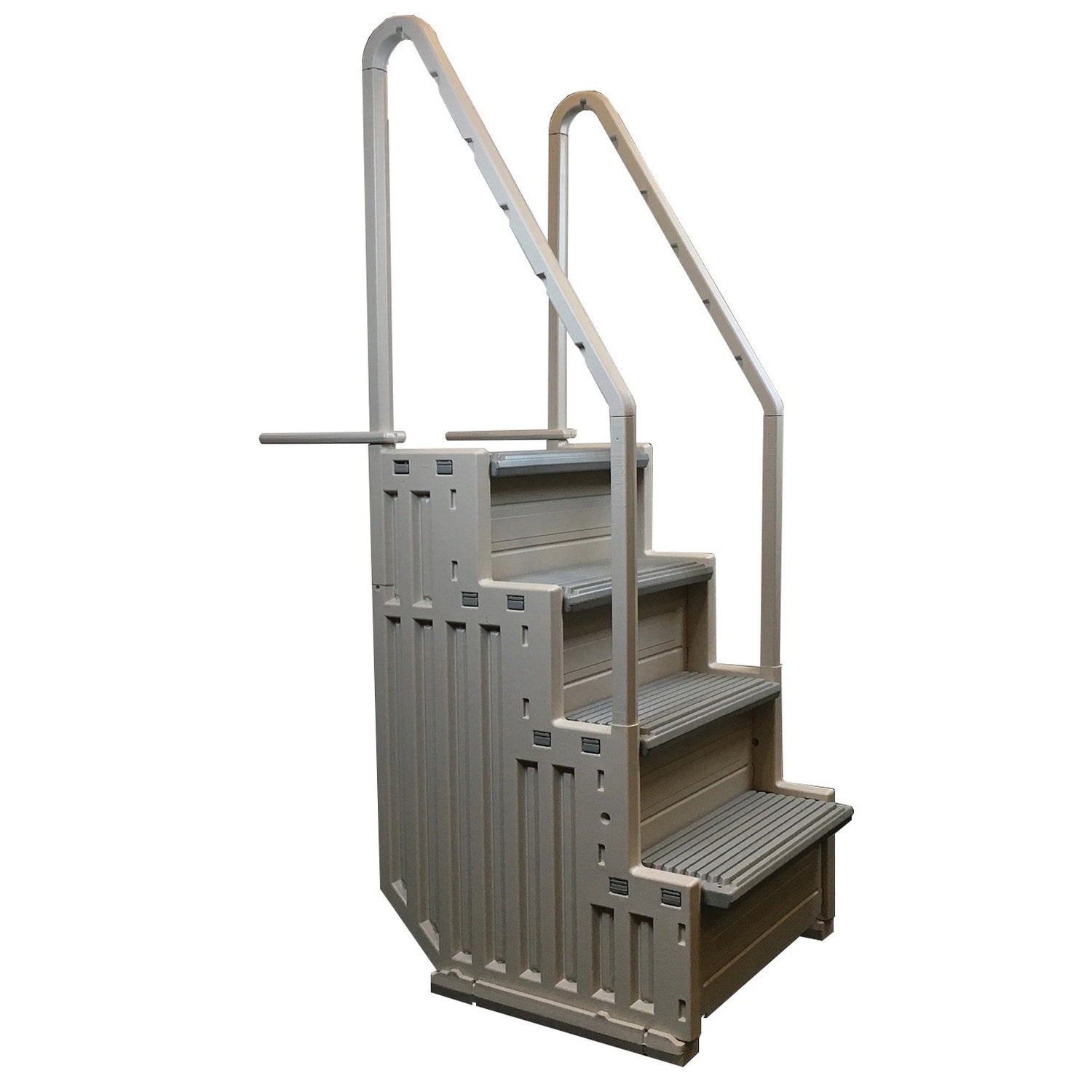 Confer Economy In-Pool Step for Flat Bottom Pool, Warm Beige | #STEP-1X by Confer