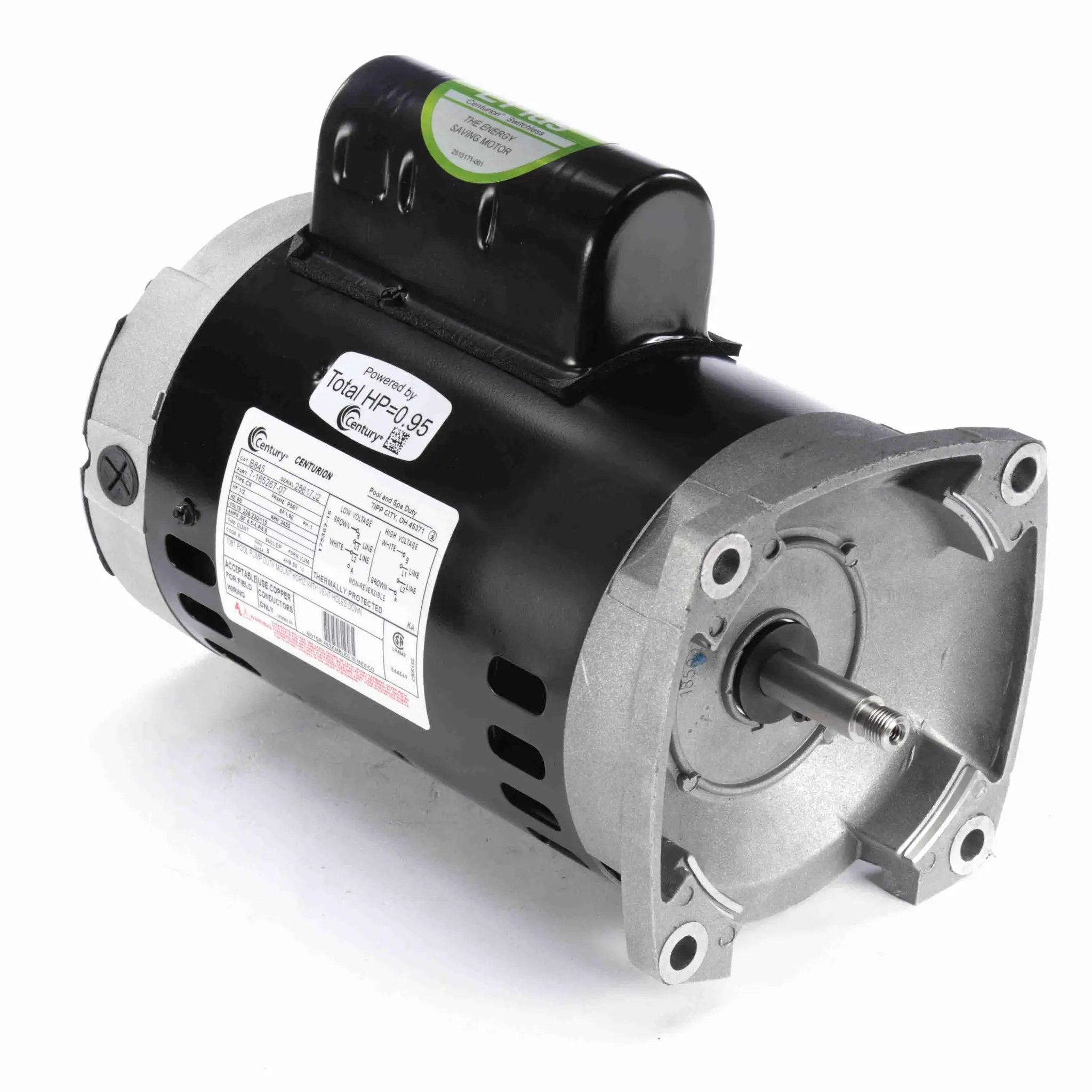 Century 1/2Hp 56Y Square Flange E-Plus | B845 by Century