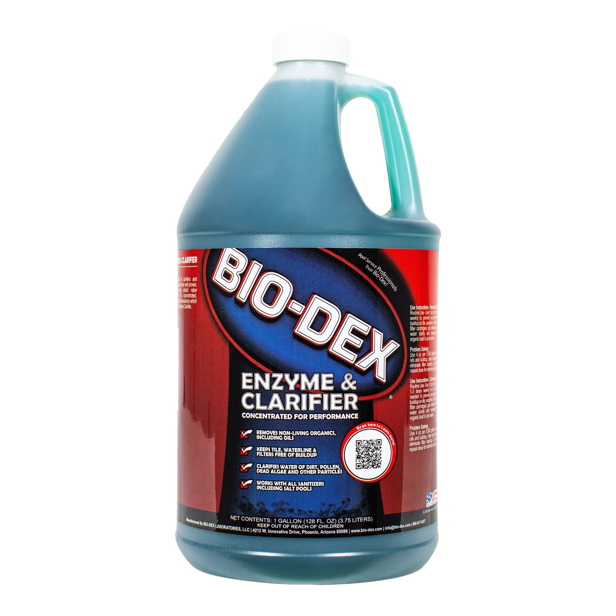 Bio-Dex Pool Enzyme Clarifier for Clear Water and Scale Control by Bio-Dex