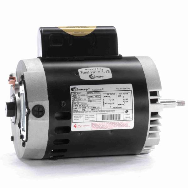 Century B127 THREADED MOTOR .75HP 115/230V 56J ODP 3