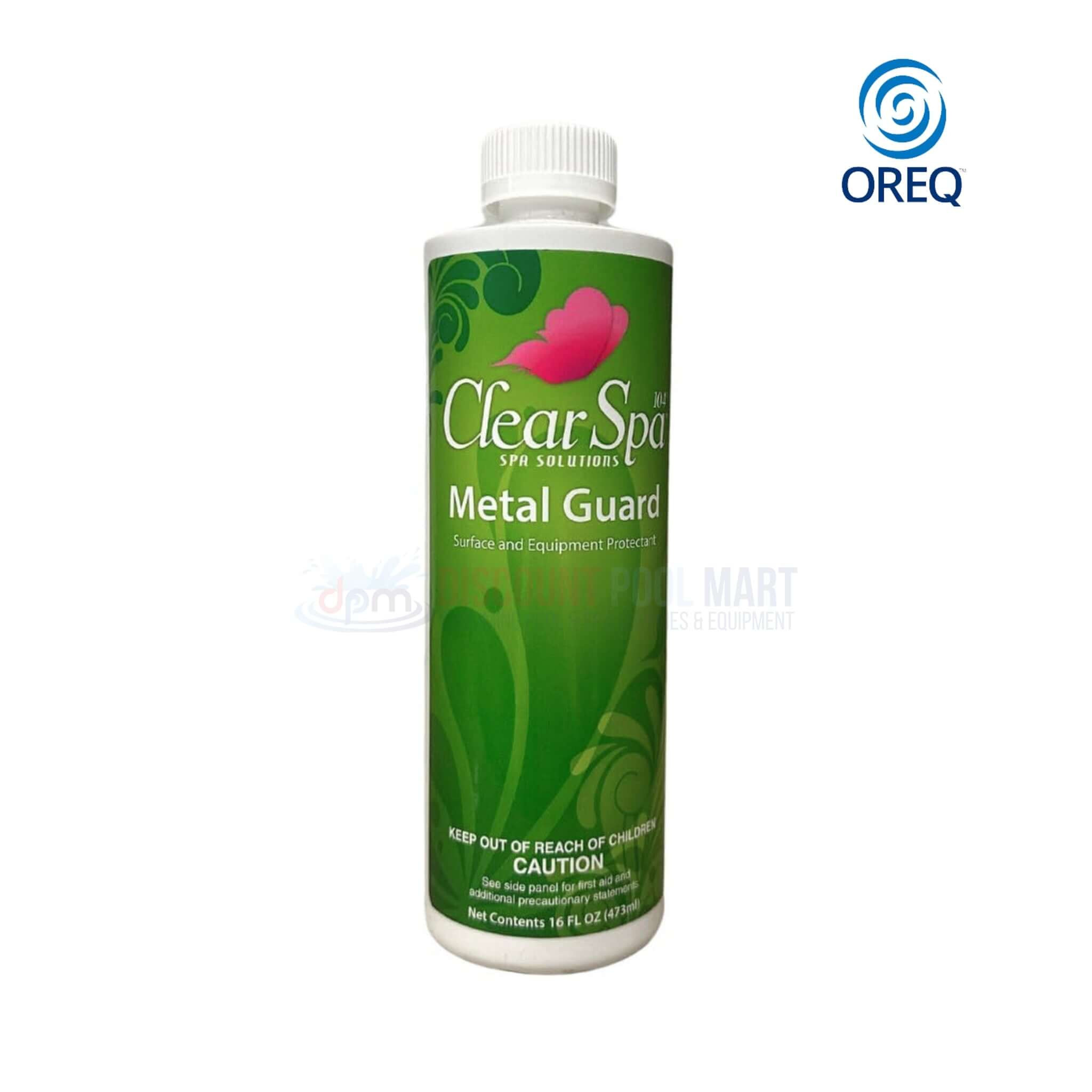 Clear Spa Metal Guard | 16 oz | CSLMGPT12