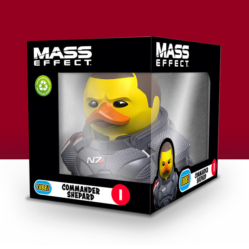 Mass Effect Commander Shepard TUBBZ Boxed Edition Collectible Duck Figure