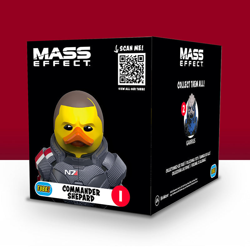 Mass Effect Commander Shepard TUBBZ Boxed Edition Collectible Duck Figure