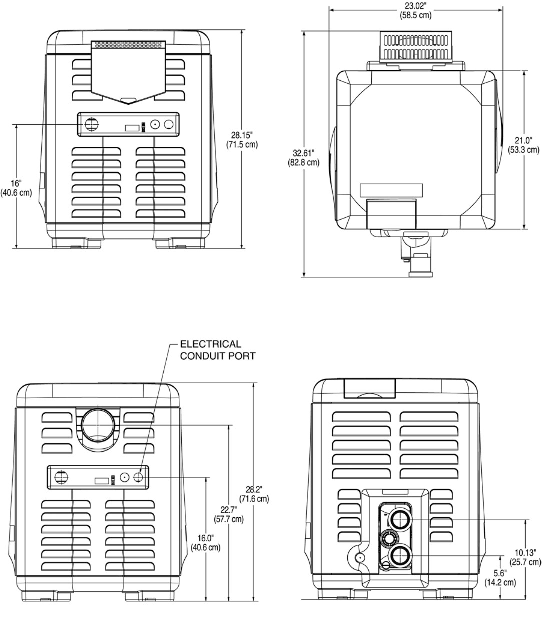 Pentair MasterTemp EC 462028 400K BTU Natural Gas Heater