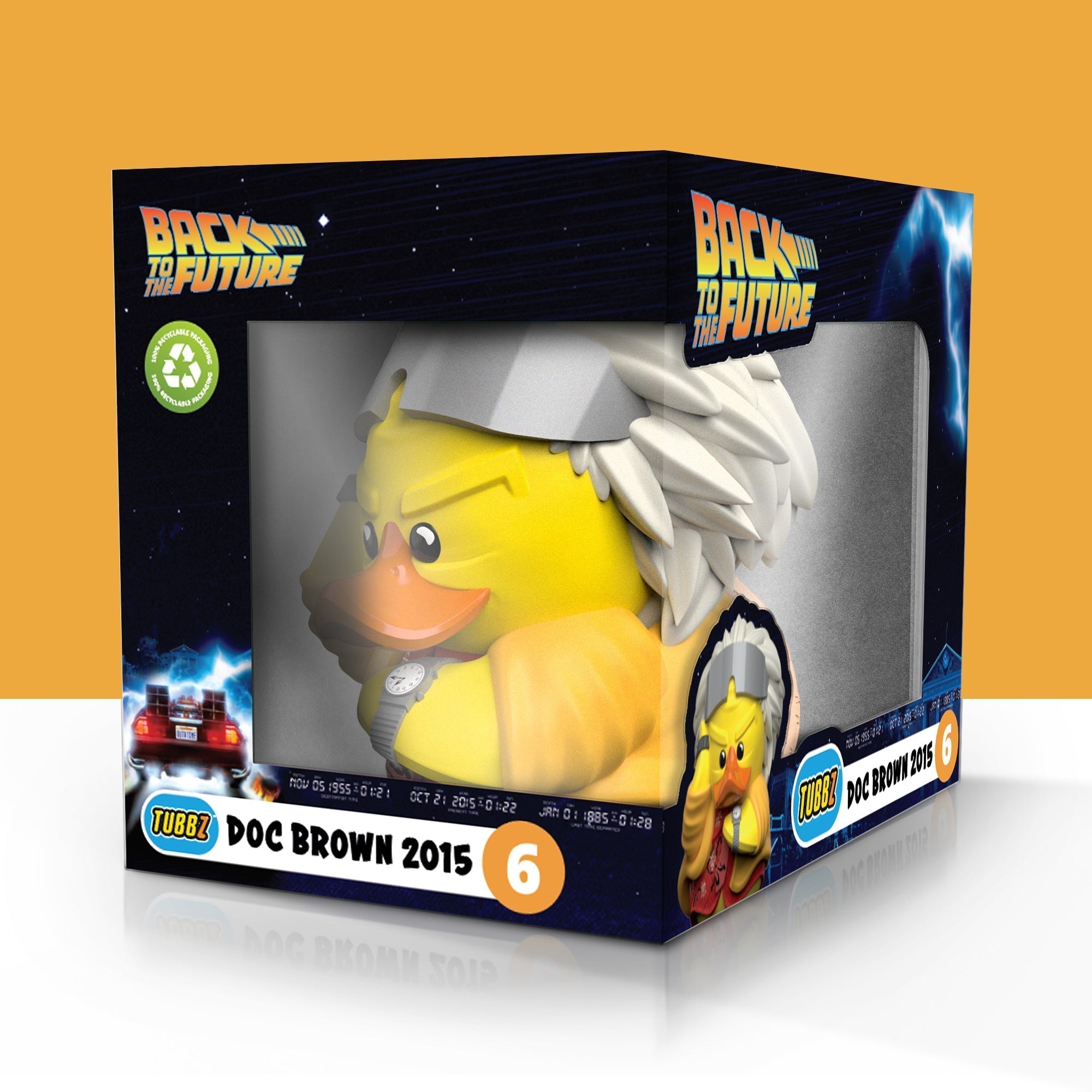 Back To The Future Doc Brown 2015 Boxed Edition TUBBZ Figure