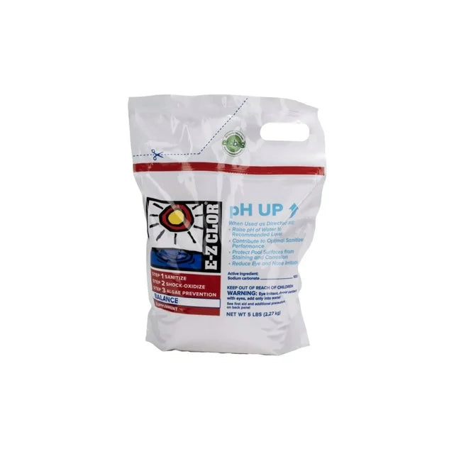 EZ Clor PH Up 5 Lb Granular Pool PH Booster For Pool Water