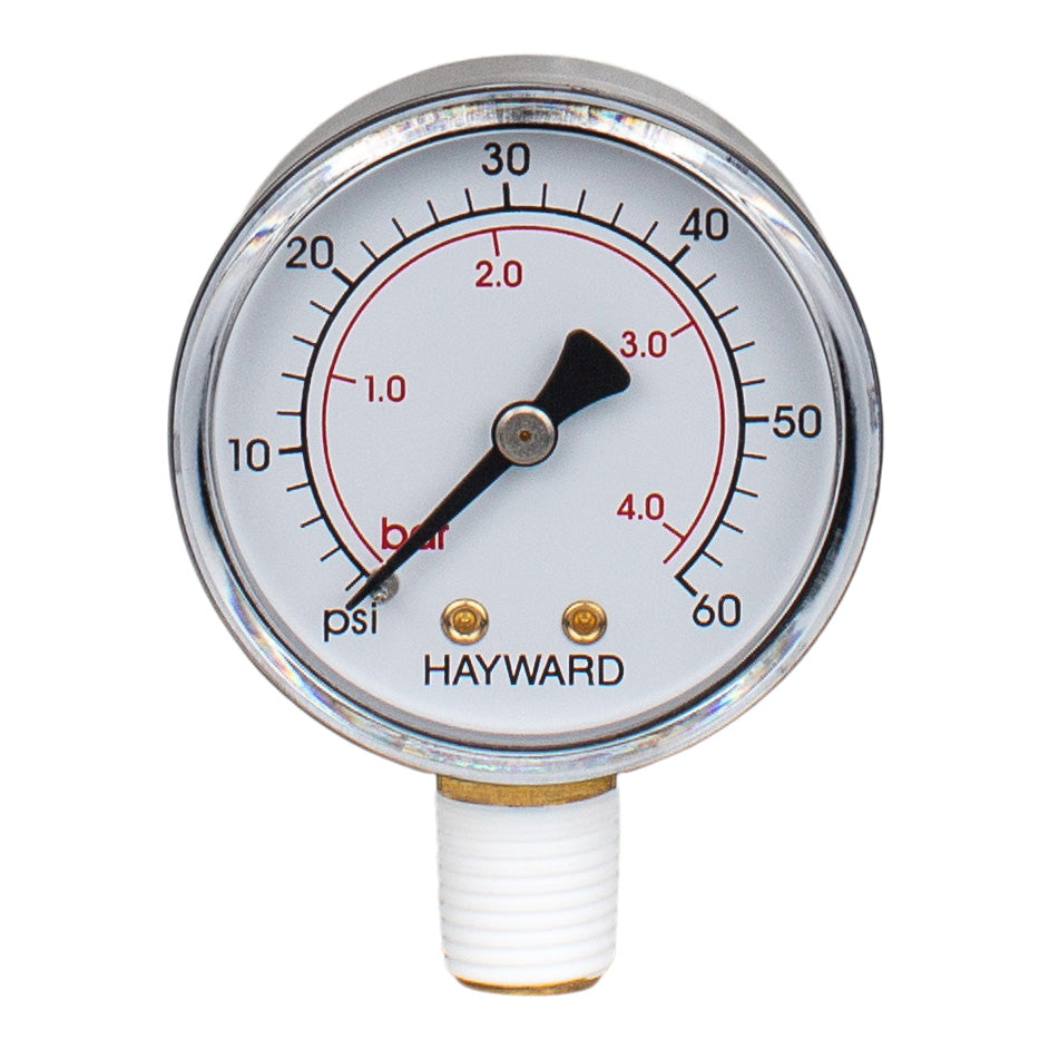 Hayward ECX270861 Pressure Gauge for Pool Filter Operation