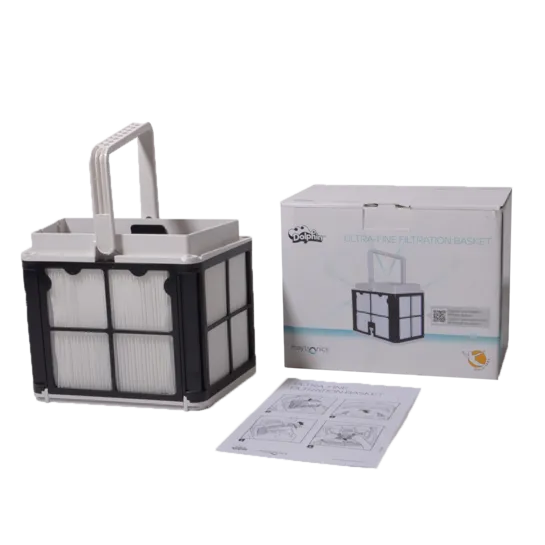 ULTRA-FINE DEBRIS FILTER BASKET