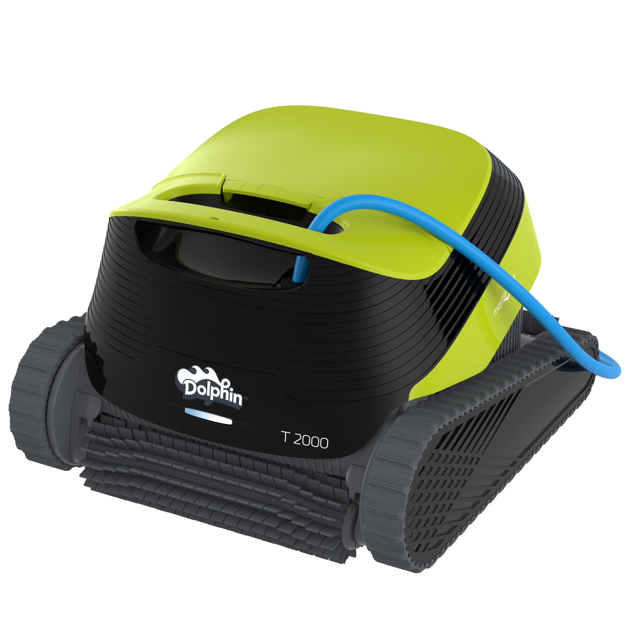 Dolphin T2000 Robotic Pool Cleaner With WiFi Waterline Cleaning For 50 Ft Pools