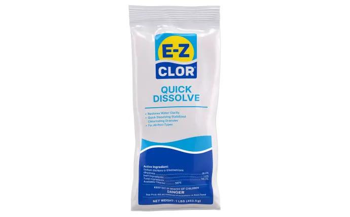 1 lb Quick Dissolve Dichlor Sanitizer Bag by Duckies Pool Supply