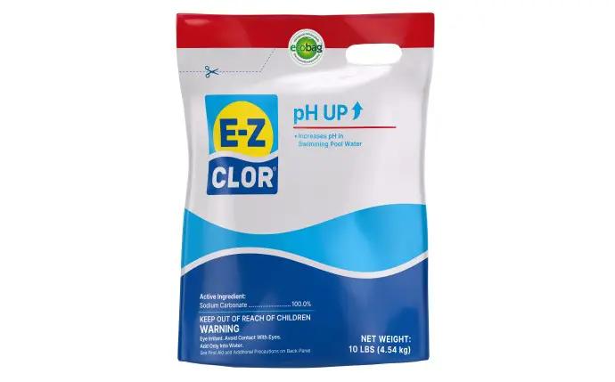 EZ CLOR PH Up 10 lb Granular Pool pH Increaser for Balanced Water by EZ-CLOR