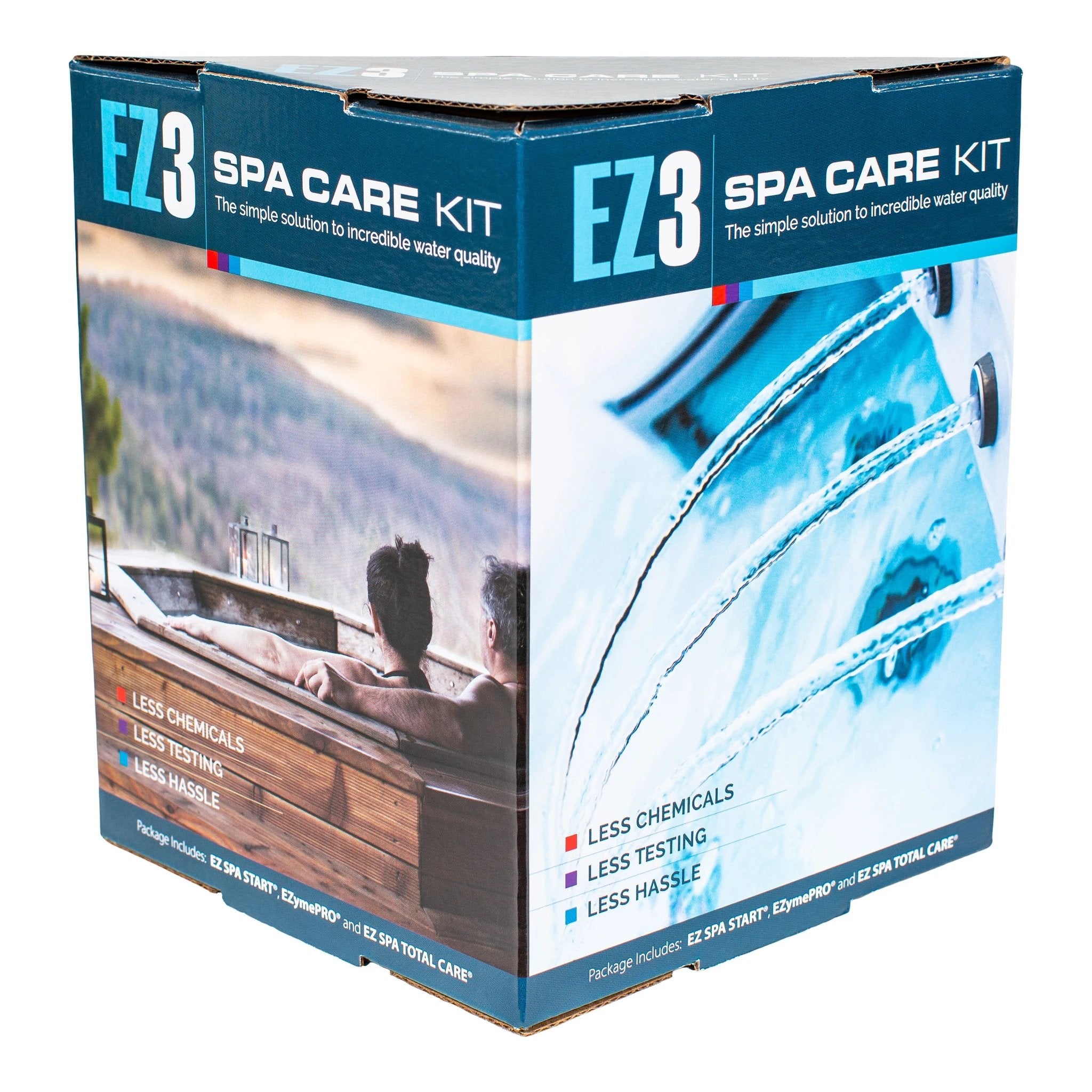 APi EZ3 Spa Care Kit Start Up System With EZ Spa Start And ENZyme Pro by APi