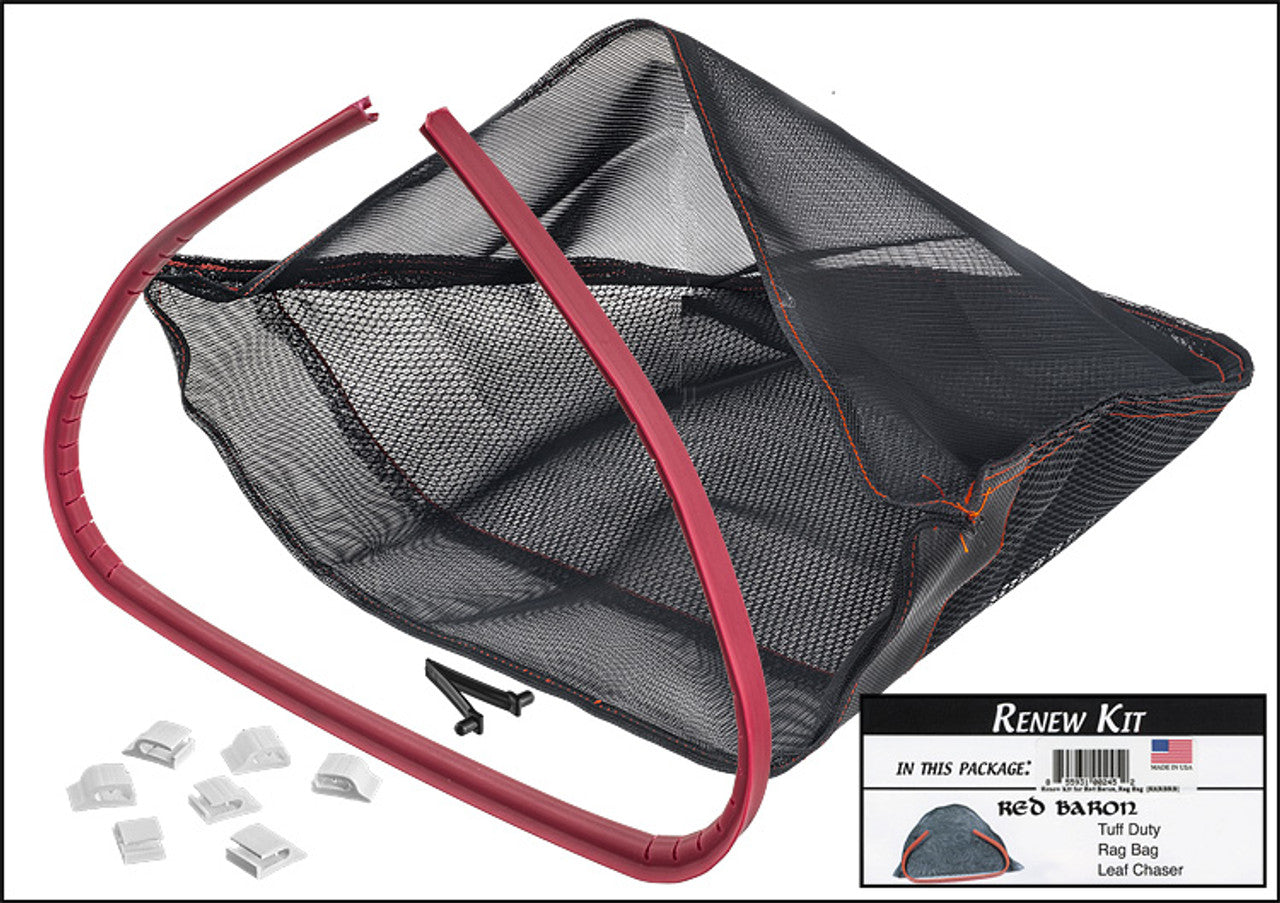 RED BARON REPLACEMENT RAG BAG FINE LEAF RAKE (#RKRBRB)