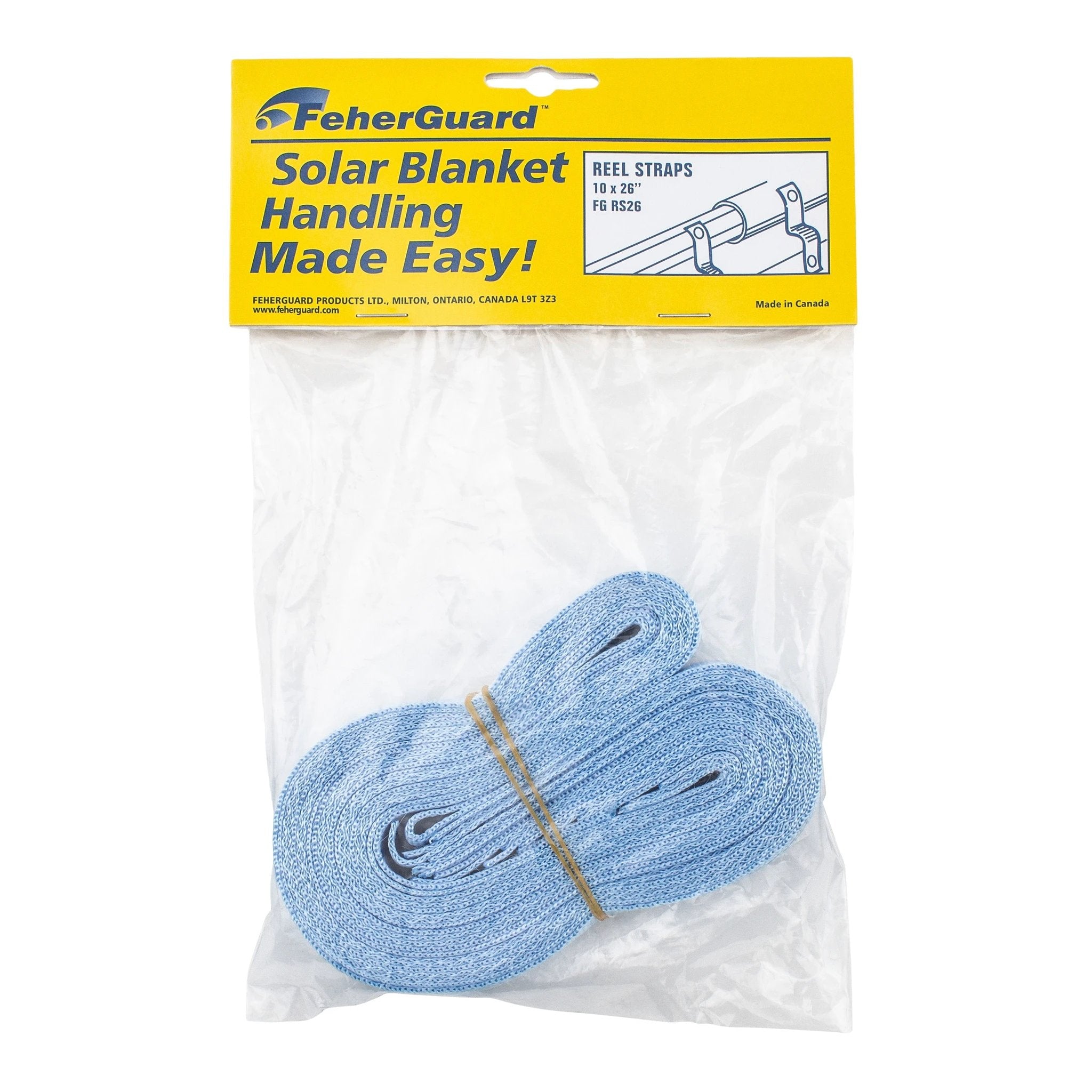 FeherGuard 26 Inch Reel Straps for Pool Cover Reels Securely Connect Cover by FeherGuard
