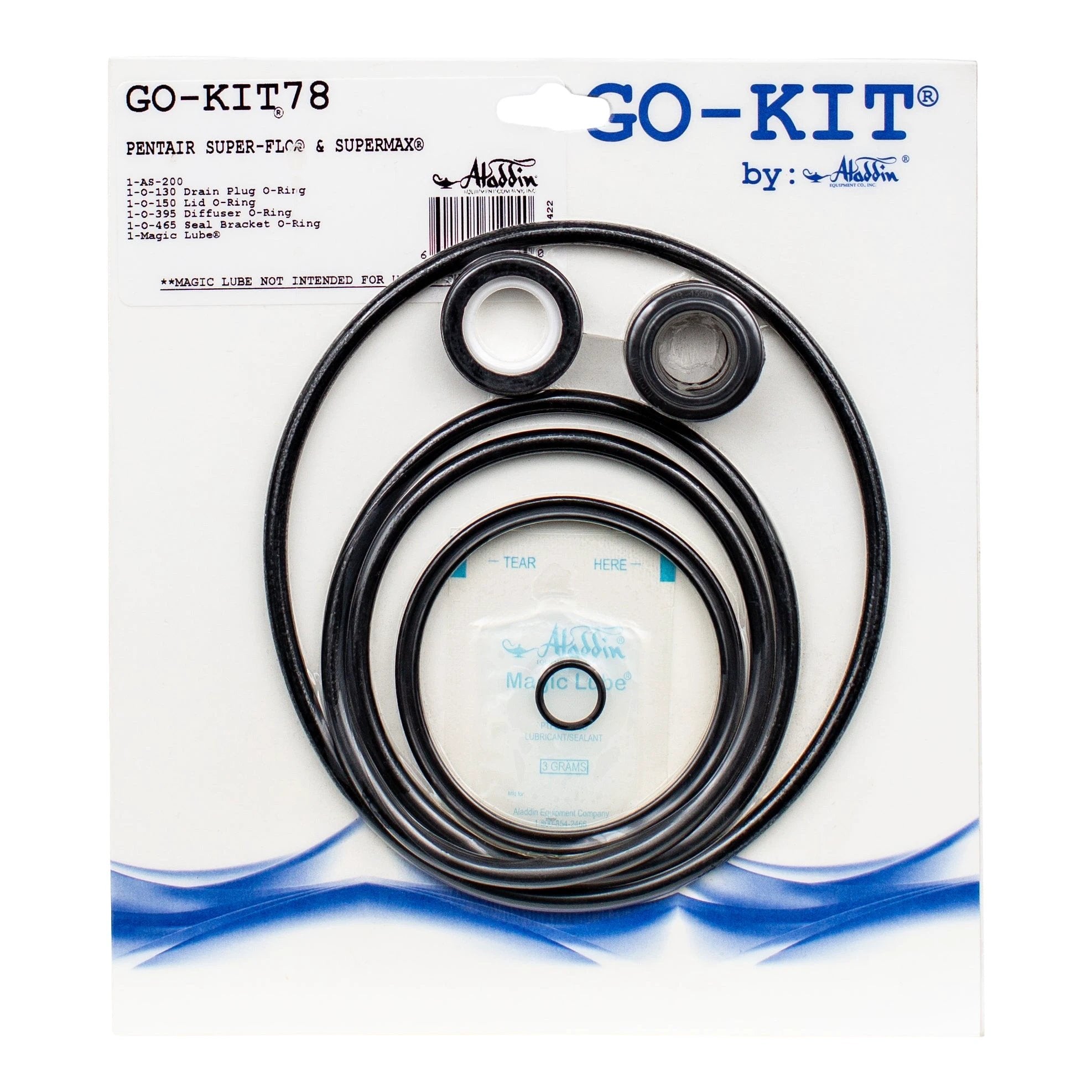 Aladdin GOKIT78 Pump Repair Kit For Pentair SuperFlo And SuperMax by Aladdin