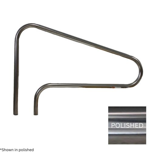 Global Classic 3 Bend Handrail Polished .049 | Global-Rl-C49-3Bnd-Ss by GlobalPoolProducts