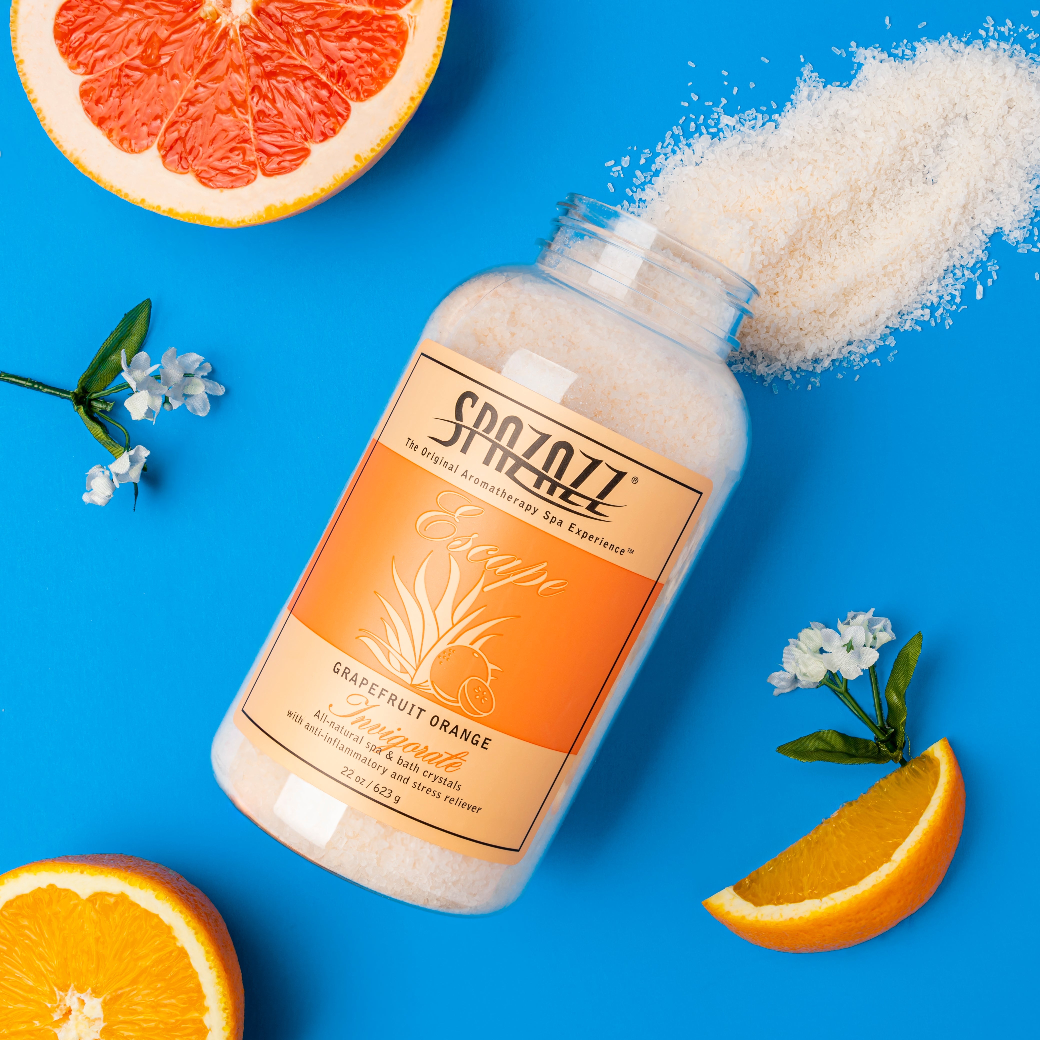 Escape Grapefruit Orange Aromatic Bath Soak Spazazz