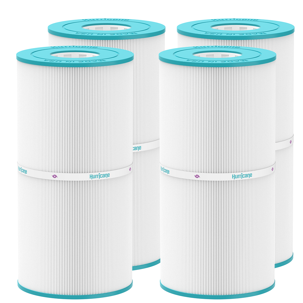 4 Pack HF7469-04 Premium Pool Filter Cartridge - Replacement for Pleatco PCC60, Unicel C-7469, Filbur FC-1975, Pentair Clean & Clear 240, Hayward SwimClear C2025 by Hurricane Pool Filters