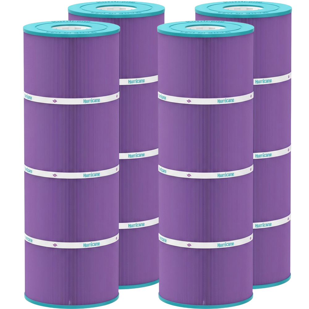 4 Pack HF7470-04P Platinum Purple Pool Filter Cartridge - Replacement for Pleatco PCC80, Unicel C-7470, Filbur FC-1976, Pentair Clean & Clear 320 by Hurricane Pool Filters