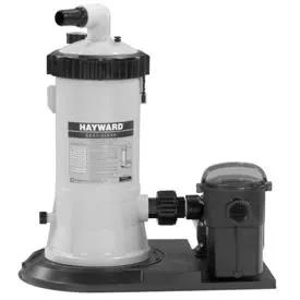 Hayward EasyClear 40 sq. ft. Aboveground Cartridge Filter System w/ 1HP Pump | C4001575XES by Hayward