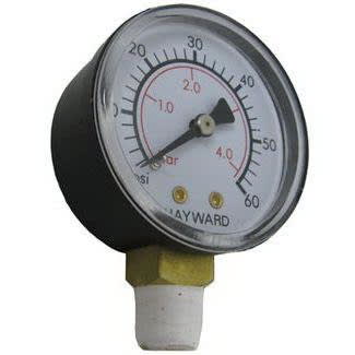 Hayward Pressure Gauge, 1/4" Bottom Mount | ECX270861 by Hayward