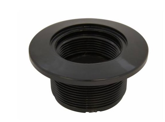 Hayward Receptacles Vacuum Fittings, 1-1/2" Socket, Black, Concrete | SP1022SBLK by Hayward