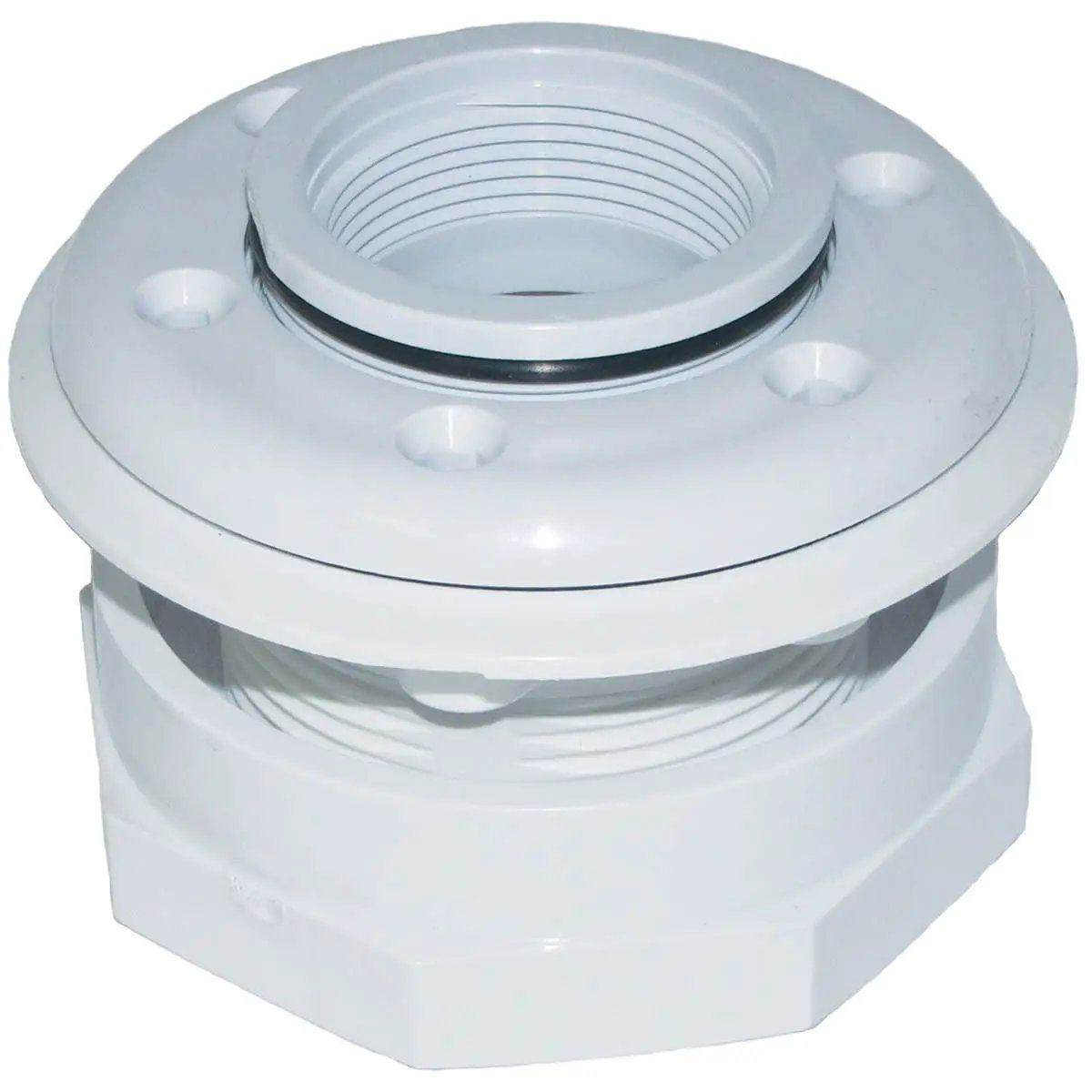 Hayward Inlet Return Fitting, 2" Socket, White, Vinyl | SP1408S2 by Hayward