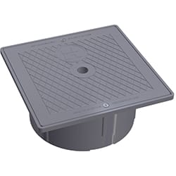 Hayward Skimmer Square Collar & Cover Assembly, Dark Gray | SPX1082EFDGR by Hayward
