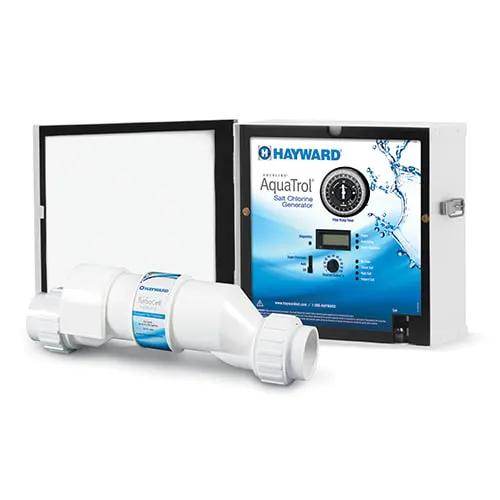 Hayward AquaTrol Salt Chlorination System w/ GLX-CELL-5 Salt Cell, Jet Fittings | W3AQ-TROL-RJ by Hayward