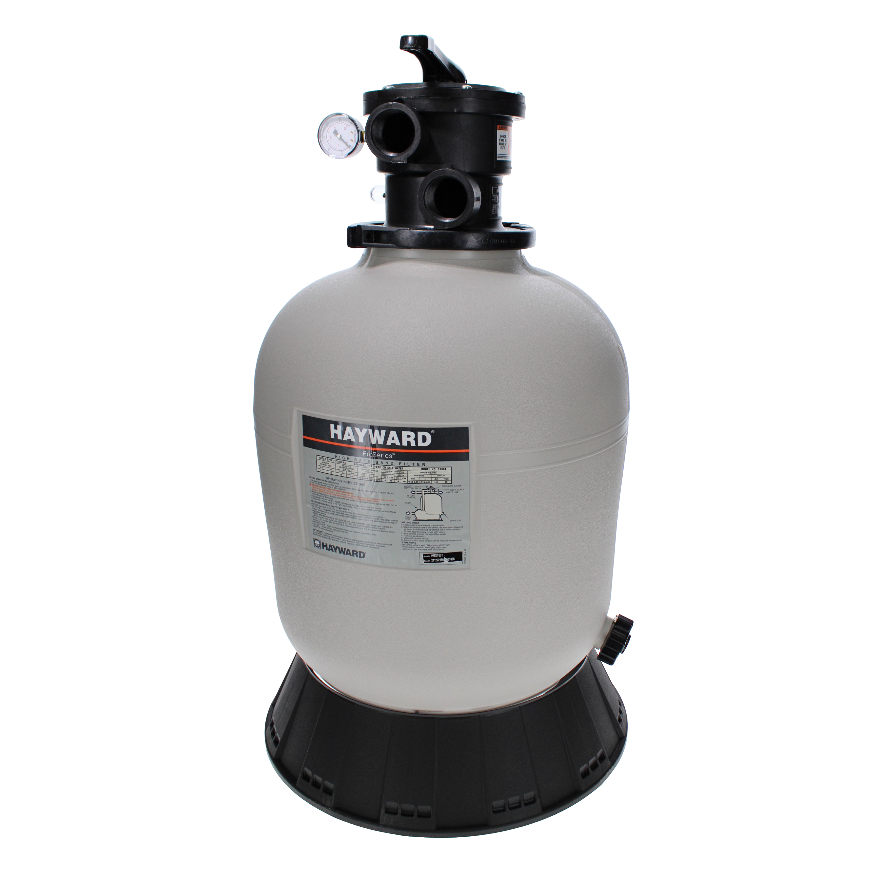 Hayward ProSeries 18" Sand Filter Top Mount | W3S180T by Hayward