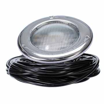 Hayward ColorLogic 4.0 LED Pool Light, 95 W, 120 V, 100' Cord, Stainless Trim (Open Line) | W3SP0527SLED100 by Hayward