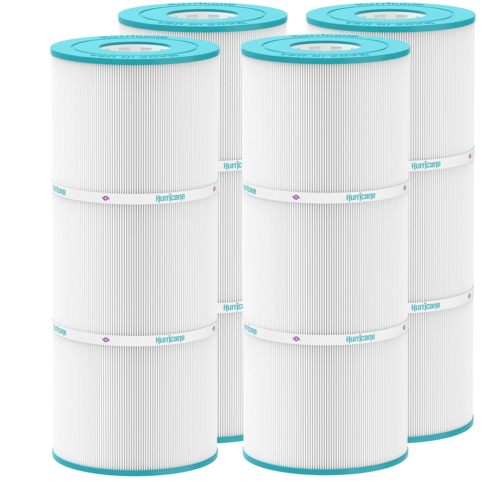 4 Pack HF56SV-04 Advanced Pool Filter Cartridge - Replacement for Pleatco PA56L, Hayward SwimClearC2030, CX481XREPAK4 by Hurricane Pool Filters