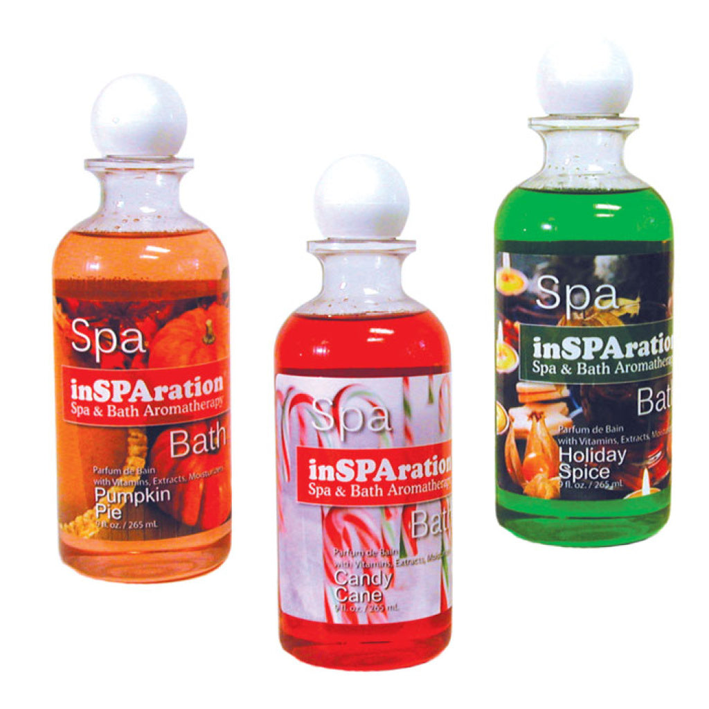 InSPAration Holiday 9oz Spa Bottle Set With Fragrances