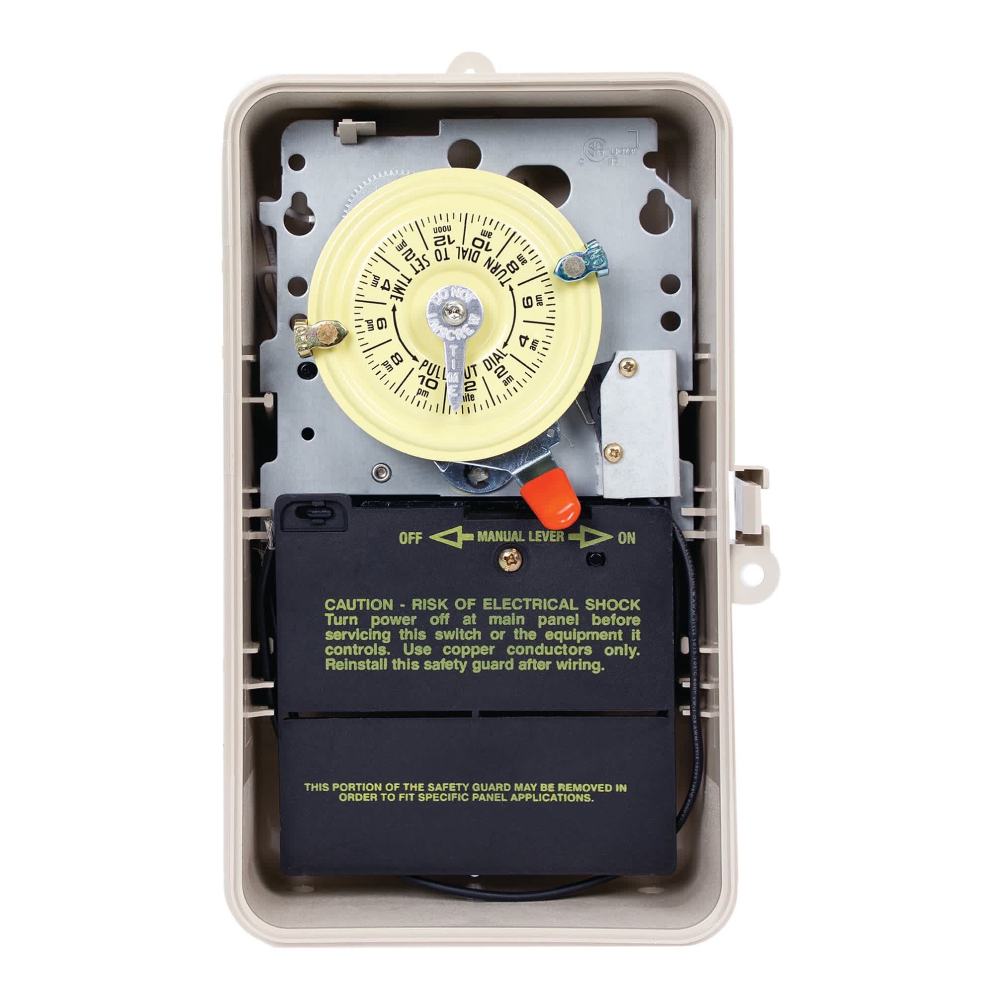 Intermatic 24-Hour 120V Mechanical Time Switch, SPST, Pool Heater Protection, Type 3R Plastic Enclosure | T101P201 by Intermatic