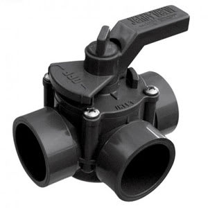 Jandy Pro Series 1-1/2 to 2" 3-Way Space Saver Valve | 3406 by Jandy