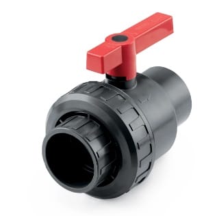 3/4" Single Union PVC Ball Valve Gray | BVSU008 by Jandy