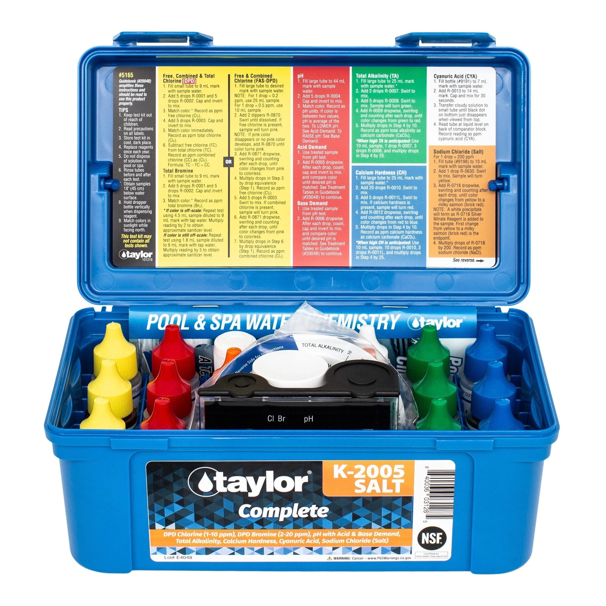 Taylor K-2005-SALT Complete (High) Test Kit by Taylor