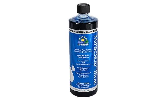 Lo-Chlor 1 qt Miraclear Blue Liquid Clarifier by Duckies Pool Supply